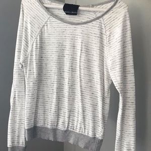 Comfy Crewneck Striped Long Sleeve